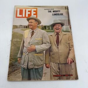 LIFE Magazine November 13 1964 LBJ Humphrey‎ Election Landslide Sammy Davis Jr